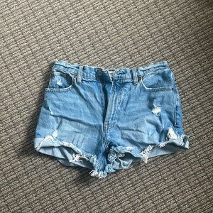 Curve Love High Rise 4 Inch Mom Shorts - Size 6